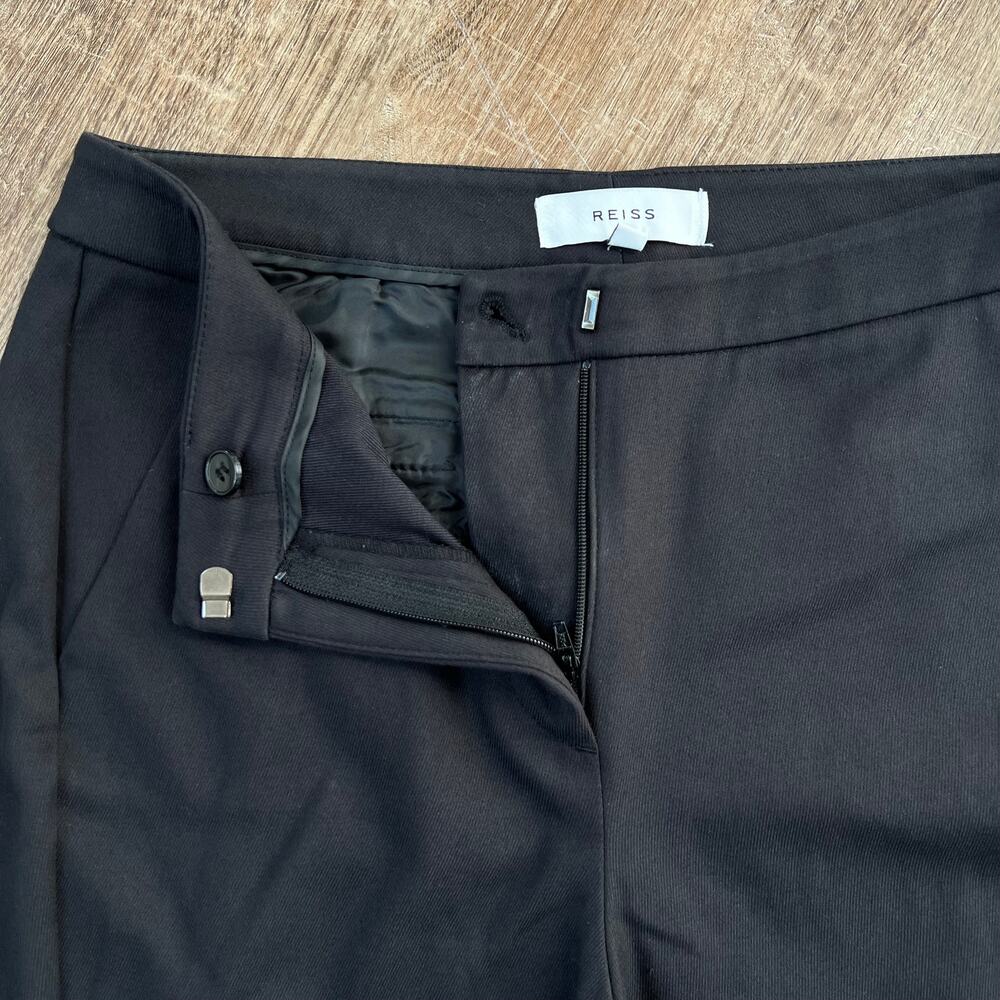 Reiss Darlas Trouser Pants Black Ankle Zipper Business - Picture 5 of 7